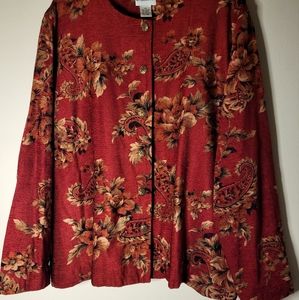 Red Floral Jacket